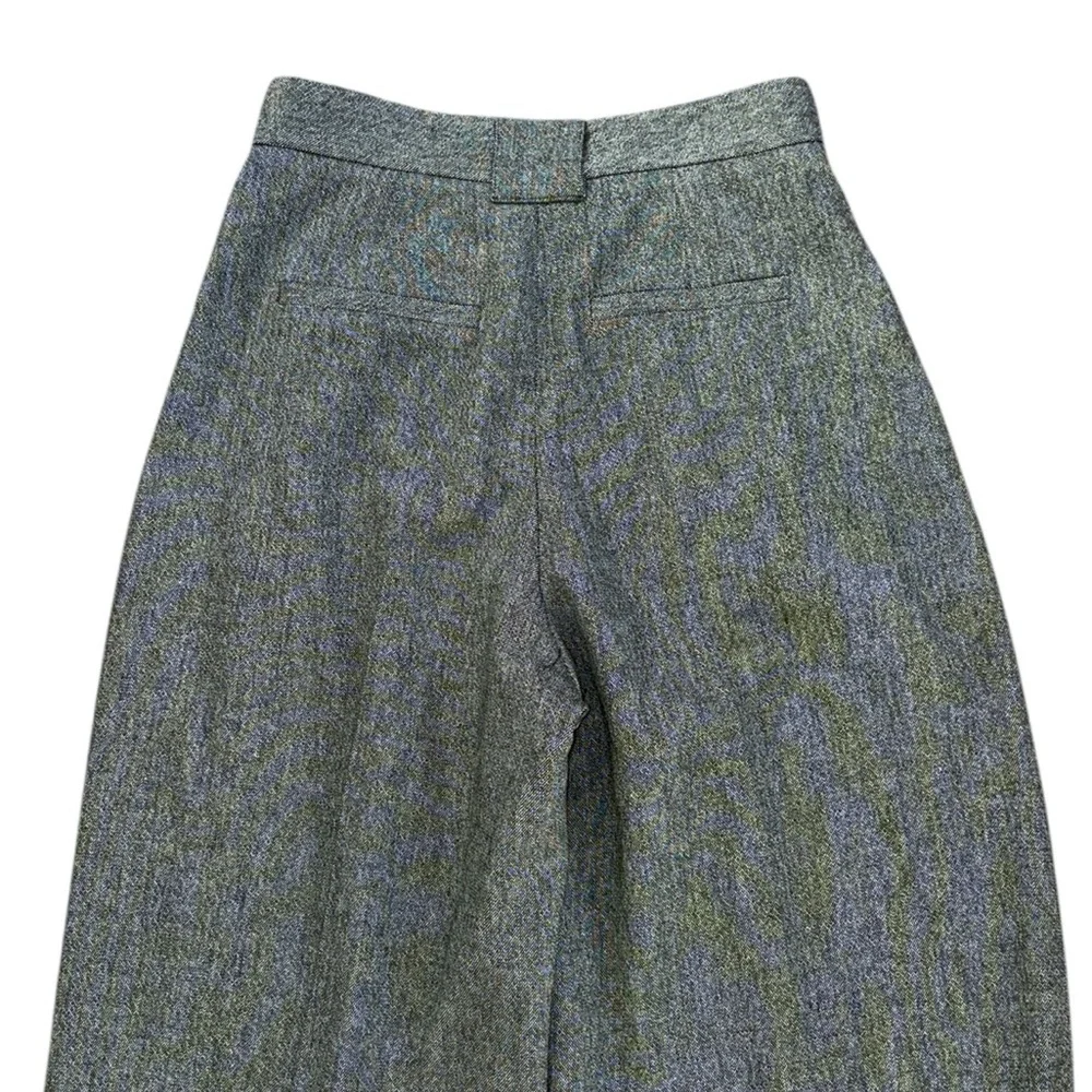 NEW Claudie Pierlot Paris High Waisted Pleated Trousers Pants in Molten Gray - 4